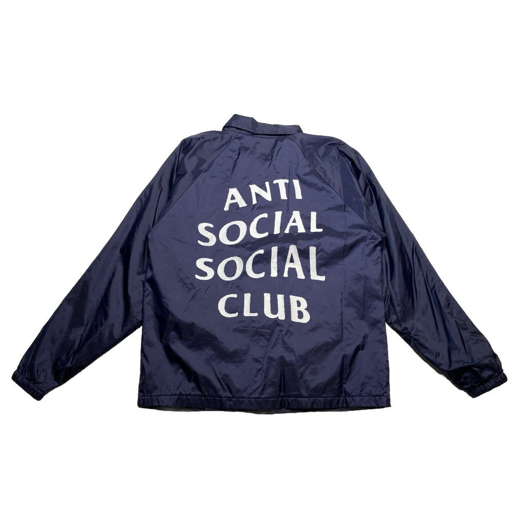 Anti Social Social Club Coaches Jacket Windbreaker Size Small USA Made